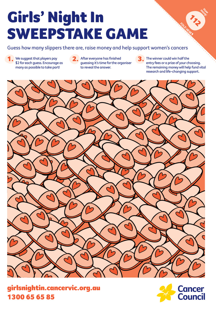 Sweepstake game poster